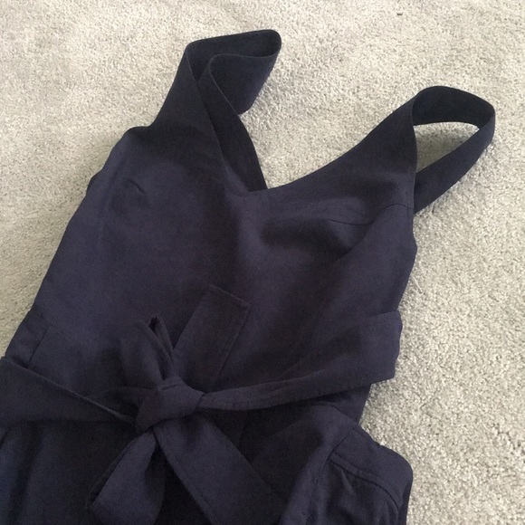 Club Monaco Torela jumpsuit pantalon Navy 2 - Picture 10 of 10